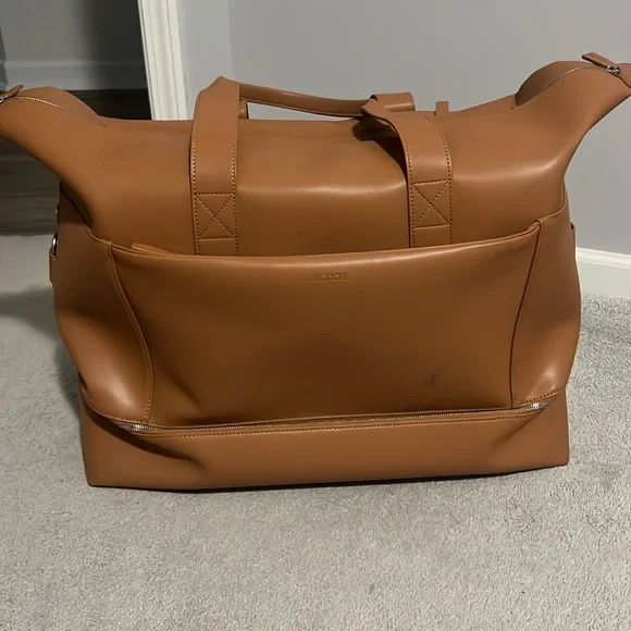 Vegan Brown Leather Tote Bag from MONOS: Bags